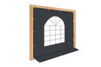 PVC zijwand boograam en ritsen 3m-220cm hoog-kies je kleur, Verzenden, Nieuw