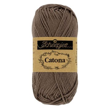 Scheepjes Catona 25g - 507 Chocolate - Haakgaren / Breigaren, Ophalen of Verzenden, Nieuw, Breien of Haken, Wol of Garen