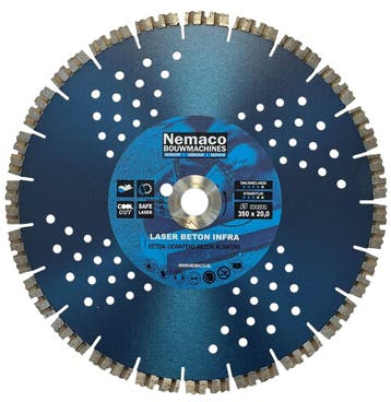 Nemaco diamantzaagblad universeel 350 x 20 mm, Zakelijke goederen, Machines en Bouw | Tuin, Park en Bosbouw, Ophalen of Verzenden