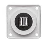 5 stuks Berker Contactdoos 2x USB Lader 12V Inbouw Wit, Ophalen of Verzenden, Nieuw