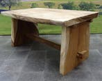 Boomstamtafel 180x90xH77,5 cm - bladdikte 8 cm, Tuin en Terras, Ophalen of Verzenden, Nieuw