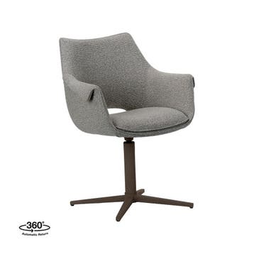 Stoel Nozomi | Mushroom | Royal Boucle | Brons Metalen Frame, Verzenden, Nieuw in verpakking