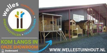 Speelhuisje buiten | NIEUW | NU VOOR €739,- | Type Flamingo, Ophalen of Verzenden, Nieuw, Hout