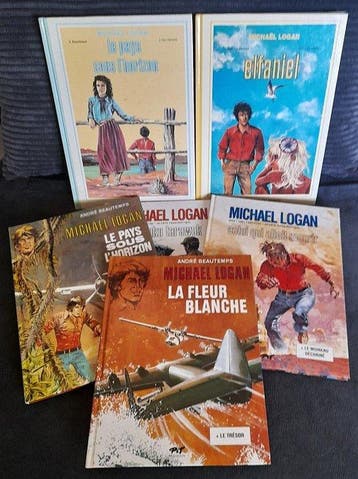 Michael Logan - 6x C - 6 Album - Eerste druk - 1985/1997, Boeken, Nieuw