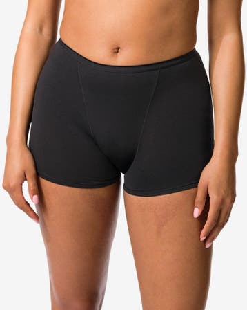 HEMA Menstruatieboxer katoen hoge absorptie zwart, Verzenden, Zwart
