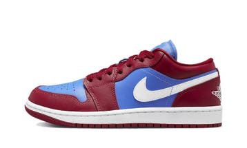 Air Jordan 1 Low Pomegranate Medium Blue (W), Nieuw