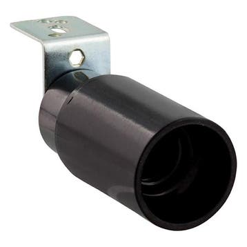 Lamphouder | Q-link (E14, Haakse beugel, Zwart), Verzenden, Nieuw