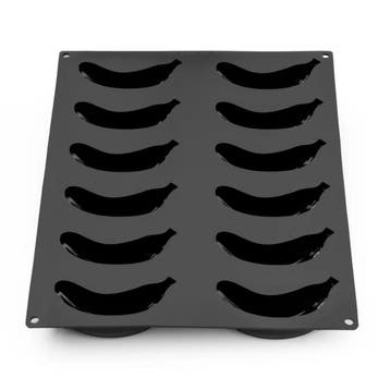 Pavoni Siliconen Bakvorm Banaan (12) 12x5,8cm, Verzenden, Nieuw
