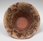 Precolumbiaans - Moche Keramische vaas met vogelmannen Met