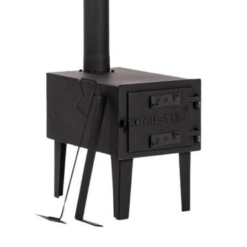 Mil-tec tent kachel compact 16,5 Kg met schoorsteen, Caravans en Kamperen, Kampeergereedschap, Ophalen of Verzenden, Nieuw
