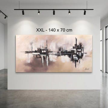 Monika Spiewak - Abstract - Oil Painting Stretched On The