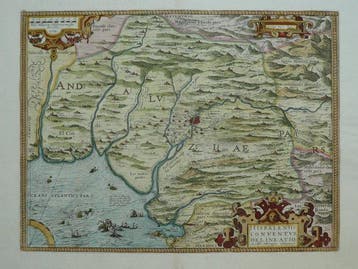 Spanje - Sevilla; Abraham Ortelius - Hispalensis Conventus, Boeken, Atlassen en Landkaarten, Nieuw