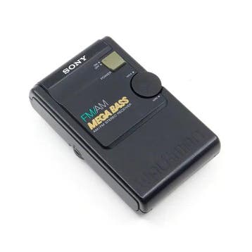 Sony SRF-60 Draagbare AM/FM Radio - Zwart, Verzenden, Zo goed als nieuw