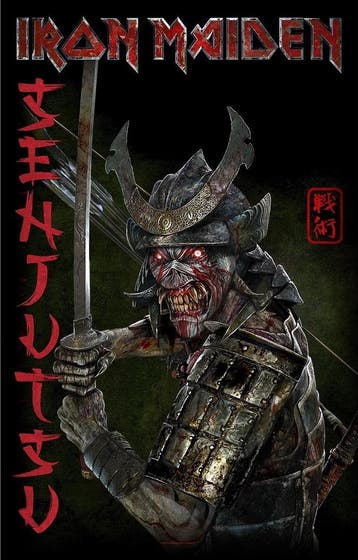 Iron Maiden - Senjutsu Album Textielposter off. merchandise, Verzamelen, Ophalen of Verzenden, Nieuw, Poster, Artwork of Schilderij