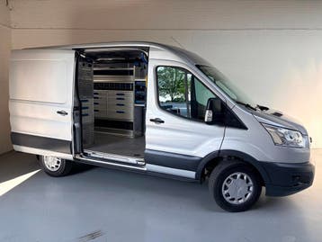 Ford Transit Automaat Servicewagen 350 2.0 TDCI 131PK euro6, Automaat, Stof, Gebruikt, Euro 6
