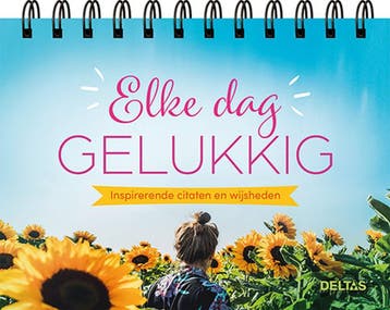 Elke Dag Gelukkig - Tafelstaander |  | Nieuw, Ophalen of Verzenden, Nieuw
