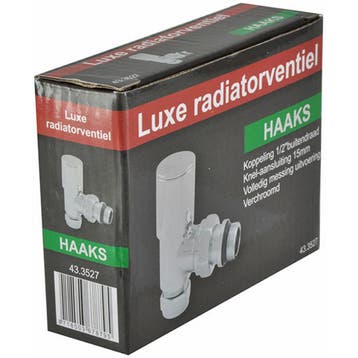 Riko Luxe Radiatorventiel - 1/2 x 15 M22 - Knel Haaks -, Ophalen of Verzenden, Nieuw