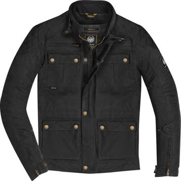 Merlin Yoxall II Zwart Wax Motorjas, Nieuw met kaartje, Jas | textiel, Merlin, Heren