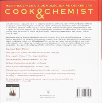 Meer recepten uit de moleculaire keuken van cook & chemist, Boeken, Verzenden, Gelezen, E. Mariën
