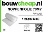 Noppenfolie 1.2x100 meter, Verzenden, Nieuw