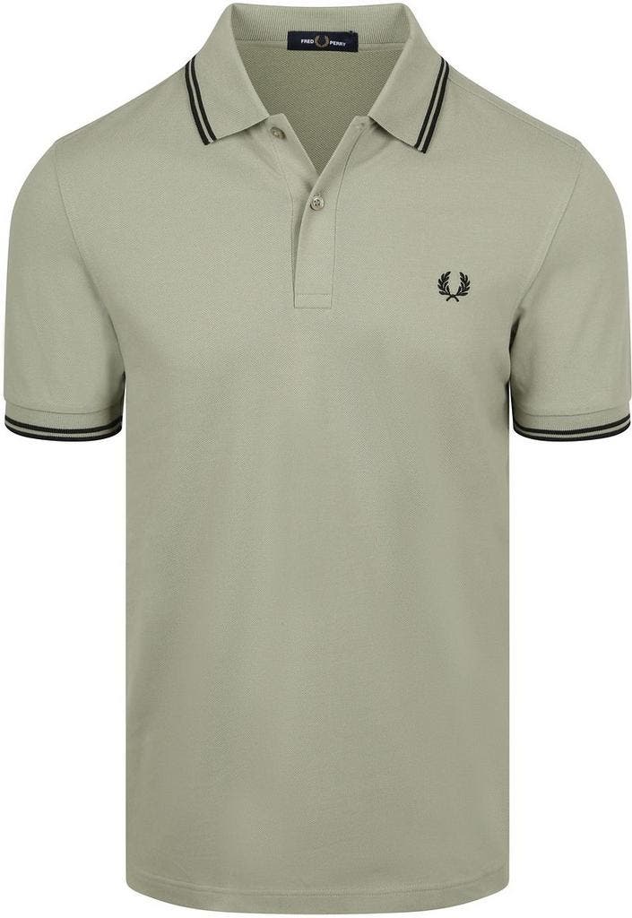 Fred Perry Polo Twin Tipped M3600 Groen S23 maat XXL Heren, Kleding | Heren, Polo's, Groen, Nieuw, Overige maten, Verzenden