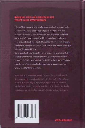 Vingerafdruk van verdriet 9789020980486 Manu Keirse, Verzenden, Zo goed als nieuw, Manu Keirse