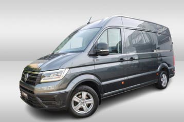 Volkswagen Crafter 35 2.0 TDI L3H3 / L2H2 DSG, Automaat, Stof, Gebruikt, Zwart