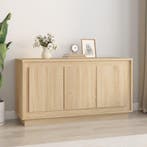 vidaXL Dressoir 102x35x55 cm bewerkt hout sonoma, 100 tot 150 cm, Verzenden, Nieuw, 25 tot 50 cm
