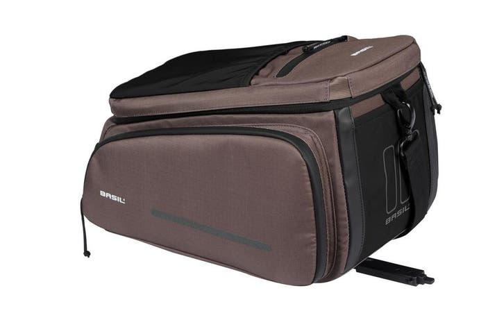 Basil Basil Move MIK Fietstas 10–26L – Bruin – Uitschuifbaar, Fietsen en Brommers, Fietsaccessoires | Fietstassen, Nieuw, Verzenden