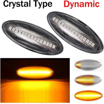 Dynamisch knipperlicht WIT Toyota, Nieuw
