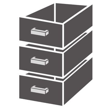 Ladenblok 1/3 Monoblock Soft Closing, Ophalen of Verzenden, Nieuw