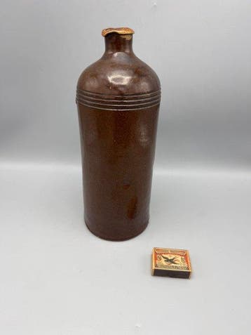 Kruik - Steengoed - Antieke 19e eeuwse kruik, Antiek en Kunst, Antiek | Glas en Kristal