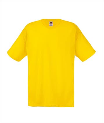 Shirt Geel, Verzenden, Nieuw, Feestartikel