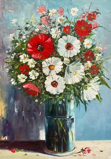 Yuni R. P - Flores en cristal
