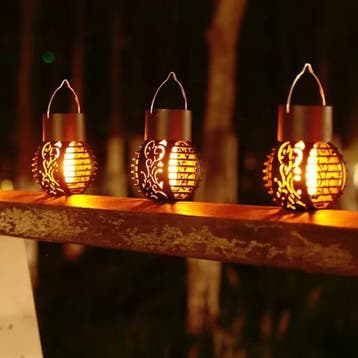 Solar LED Vlamlantaarn – Hangende Holle Bal, Waterdicht, Verzenden, Nieuw