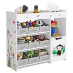 Speelgoedkast 9 Opbergbakken – Witte Kinderkast van 90x80, Verzenden, Nieuw