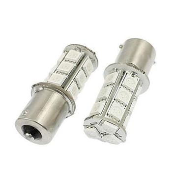 BA15S LED 18-SMD ORANJE 5050 - 12V LED lamp, Hobby en Vrije tijd, Ophalen of Verzenden, Nieuw