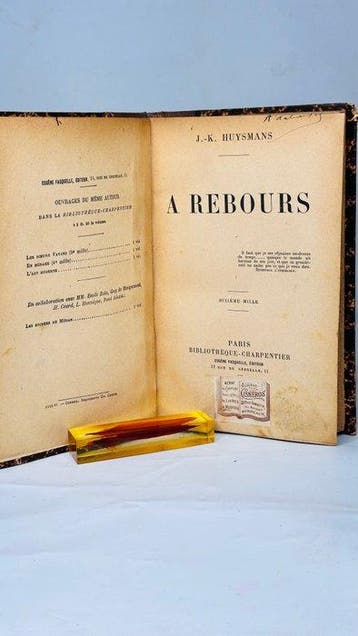 J.-K. Huysmans - A REBOURS - 1884