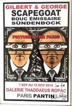 Gilbert & George - Pictures for Paris, originally signed.