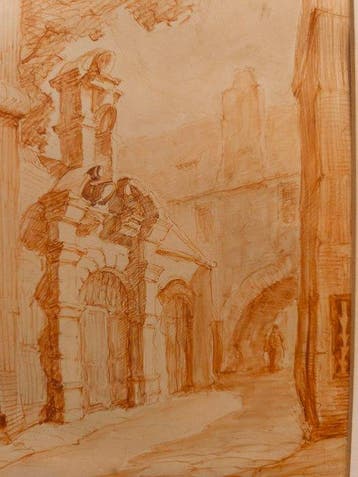 Escuela Impresionista (XIX) - Camino de Medio Arco, Antiek en Kunst