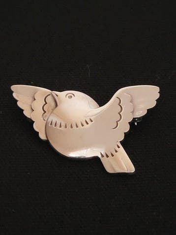 Georg Jensen - Broche Zilver - Nr. 320 – Duifenspeld