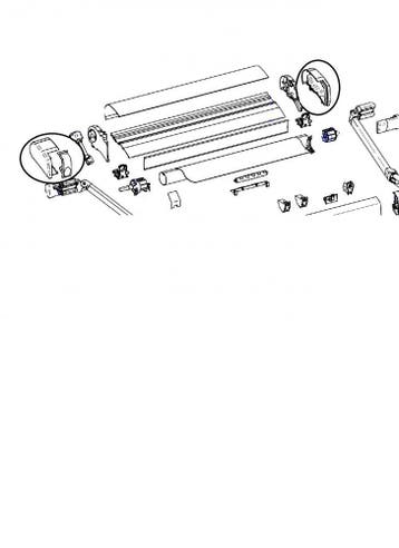 Thule Eindkap LH+RH 9200 Wit, Ophalen of Verzenden, Nieuw, Thule