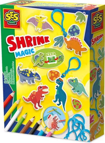 SES - Krimpfolie Dino Sleutelhangers | SES Creative - Hobby, Verzenden, Nieuw