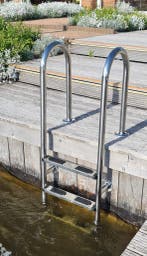 Zwemtrap RVS voor steigers met 5 treden Goedkoopste van NL, Ophalen of Verzenden, Nieuw, Overige typen