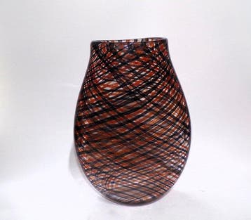 Glasblazerij Leerdam - Emil Kovac - Vaas - Glas, Antiek en Kunst, Antiek | Glas en Kristal