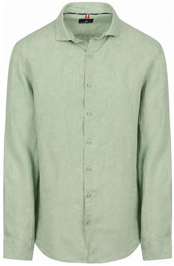 State Of Art Overhemd Linnen Lichtgroen maat 4XL Heren, Kleding | Heren, Overhemden, Verzenden, Nieuw, Groen, State of Art