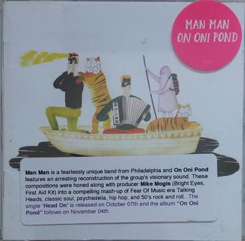 cd - Man Man - On Oni Pond, Verzenden, Zo goed als nieuw