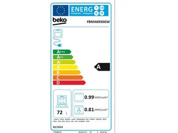 Beko FBMA6930GW - Fornuis - Inductie - 60 cm - A, Witgoed en Apparatuur, Verzenden, Zo goed als nieuw