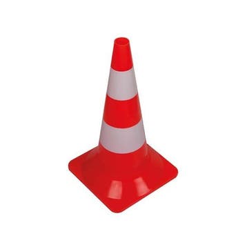 Pylon | 50 cm (Rood/Wit), Verzenden, Nieuw