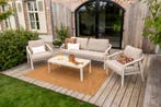 VDG Ivola stoel-bank loungeset (4-delig) - Rope/Zand, Tuin en Terras, Tuinsets en Loungesets, Verzenden, Nieuw, Overige materialen